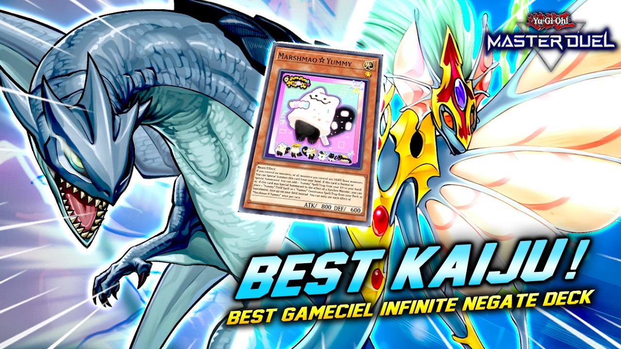BEST KAIJU GAMECIEL NEGATE DECK I'VE TRIED SO FAR ft Yummy Fairy Dragon! Master Duel