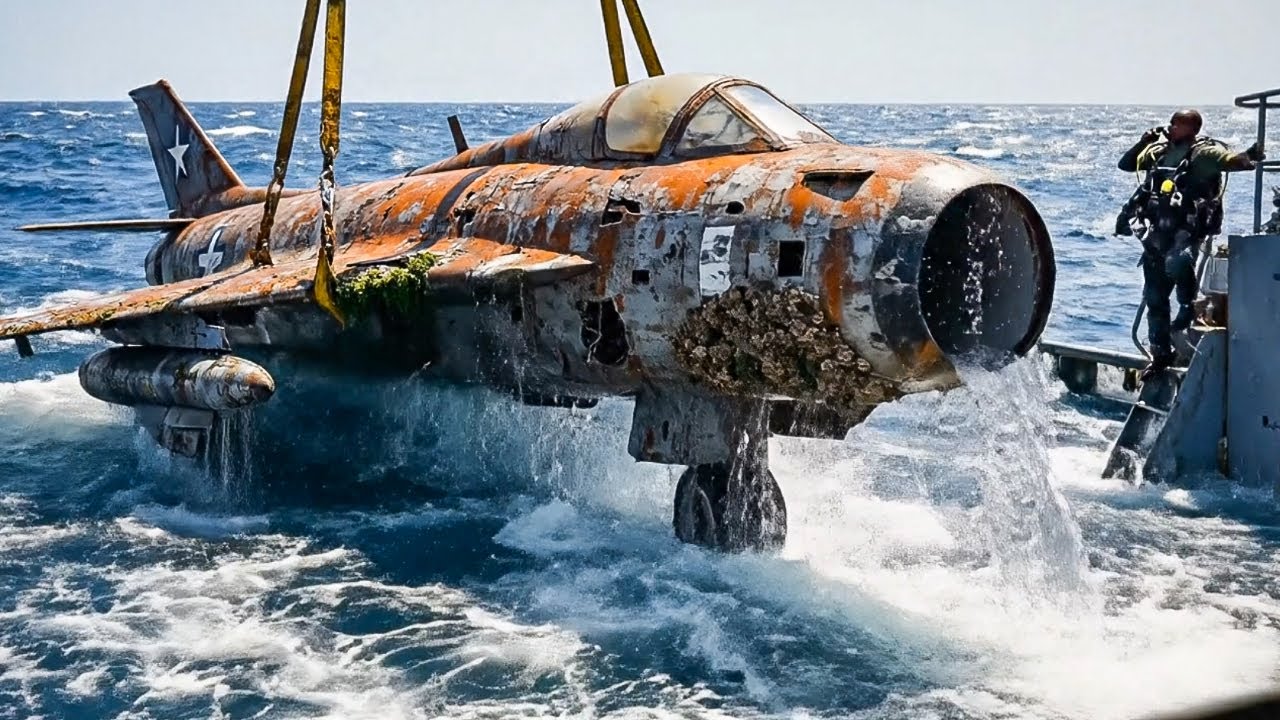 Lost on the Deep Seabed for Decades — Abandoned MiG-17 Jet Restored