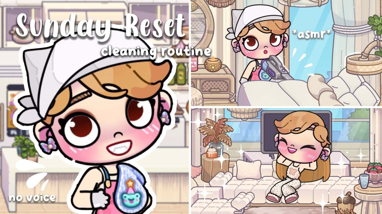 My Sunday Cleaning Routine🧽🧼| Avatar World