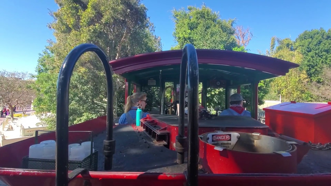2/26/20 The Disneyland Railroad: Riding Holiday 4 Green behind Ward Kimball #5