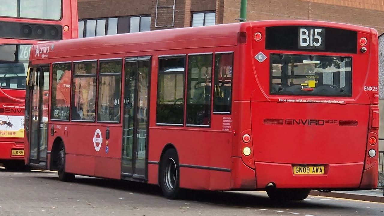 Arriva London ENX25 GN09AWA Bus Route B15