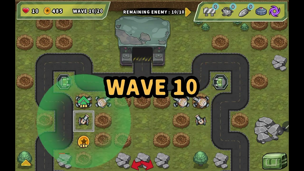 Turret Defense King: Level 50