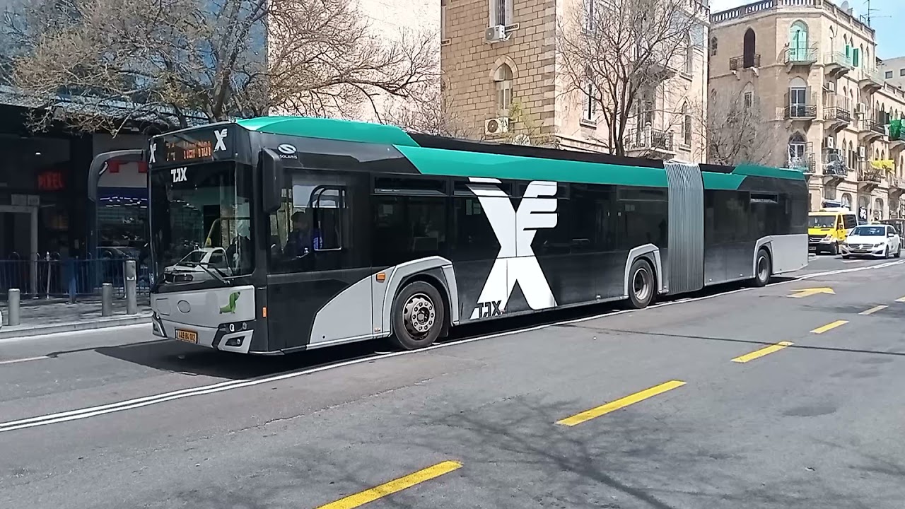 buses in Jerusalem April 2021