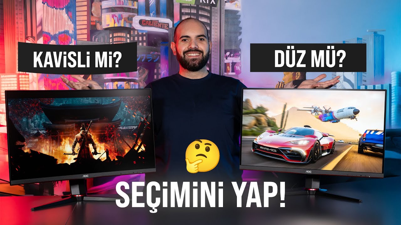 DÜZ MÜ KAVİSLİ Mİ? SEÇİMİNİ YAP! AOC'DAN 280Hz'lik OYUNCU MONİTÖRLERİ | C27G2Z3 VE 27G2ZN3