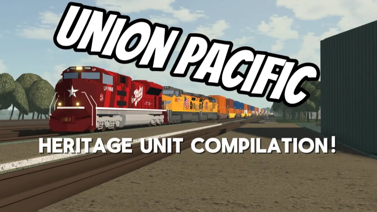 Union Pacific heritage unit compilation. ( Southline district )