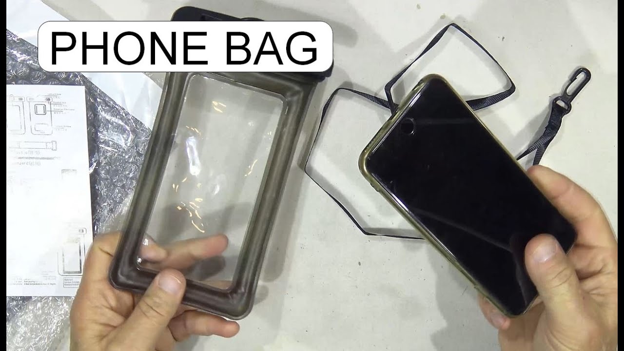UNBOXING WATERPROOF POUCH BAG  FOR PHONE