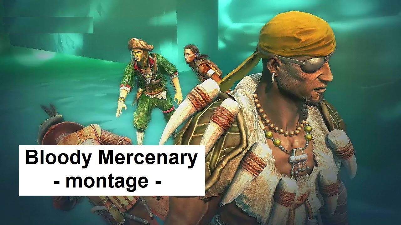 Bloody Mercenary. AC4 Multiplayer Bloody Seas Costumes montage. AC4 characters customization