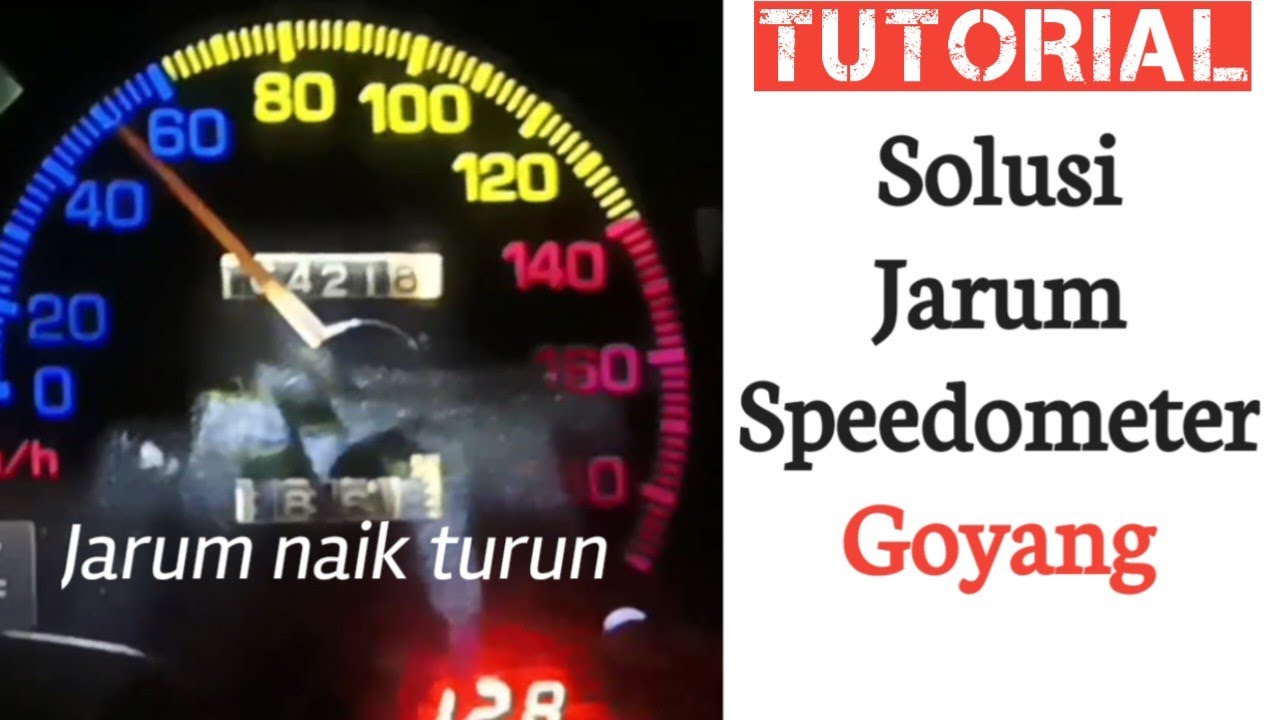 Tutorial memperbaiki jarum speedometer goyang