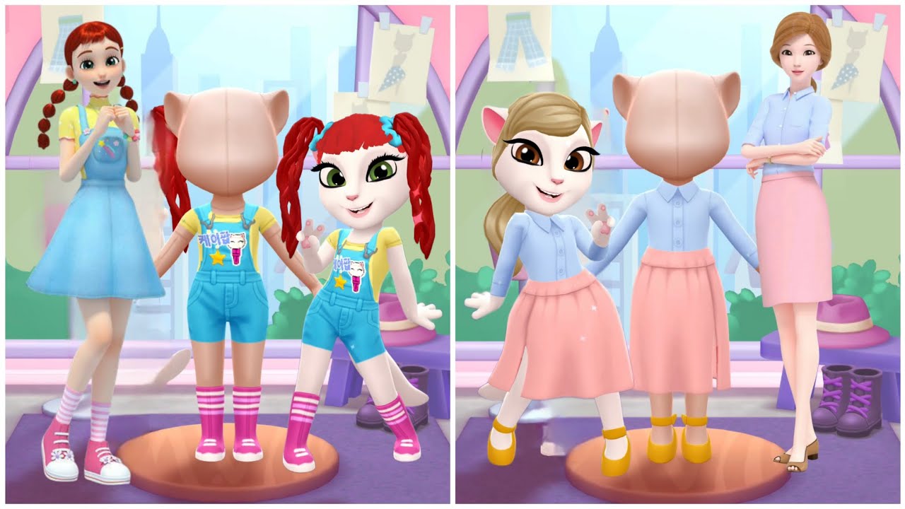 Margo 🆚 Mia Ultimate Makeover Cosplay ✨ | My Talking Angela 2