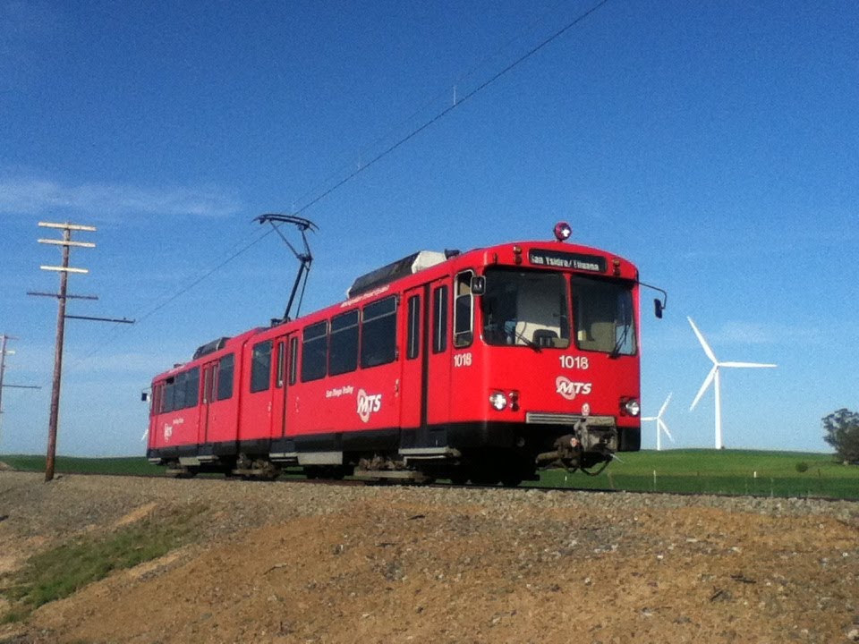 A ride on San Diego Trolley 1018 at Western Railway Museum