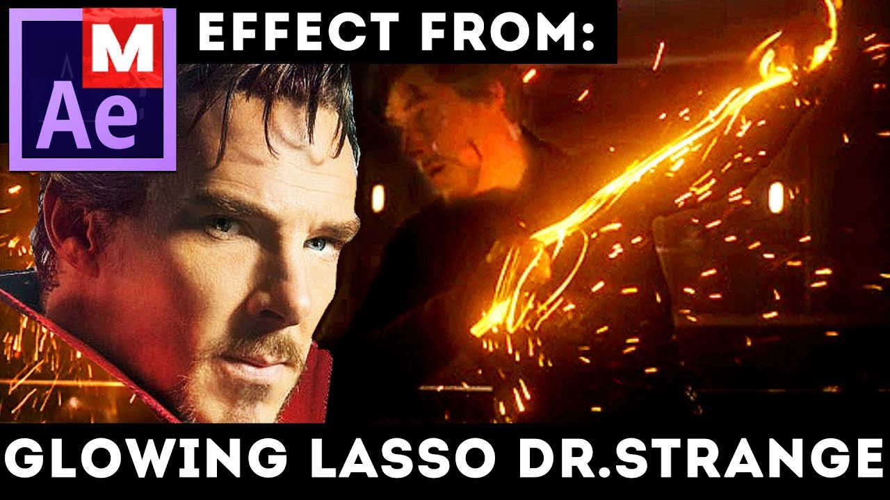 Glowing Lasso/Rope/Whip from Doctor Strange movie - Weapon - Weapons: After Effects Tutorial