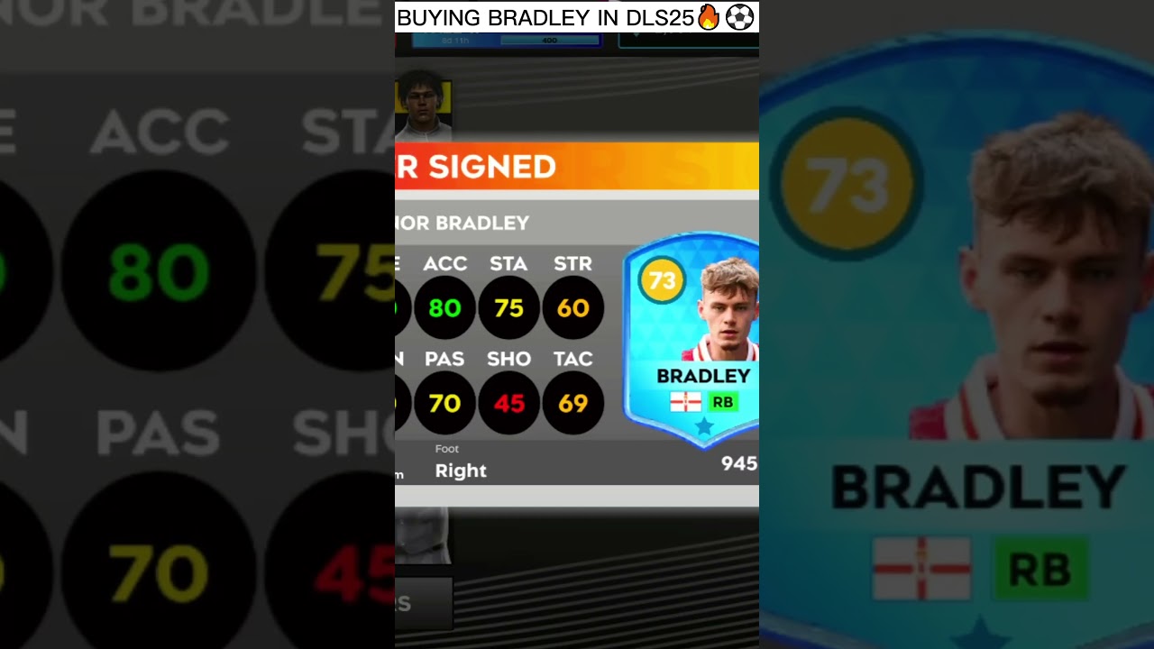 Buying CONOR BRADLEY in DLS 25🔥⚽