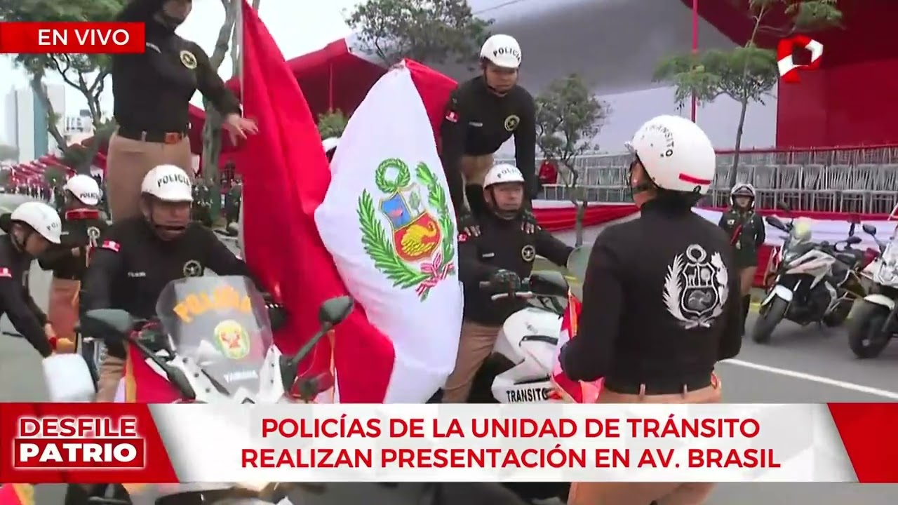 Escuadrón Fénix: policías de la Unidad de Tránsito practican demostración en av. Brasil (1/2)