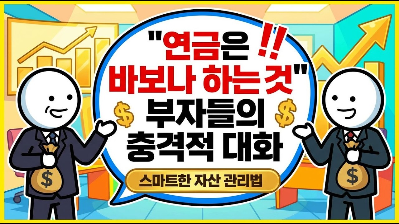 부자들은 연금 안 붓습니다. 그들이 조용히 돈 불리는 비밀 통로