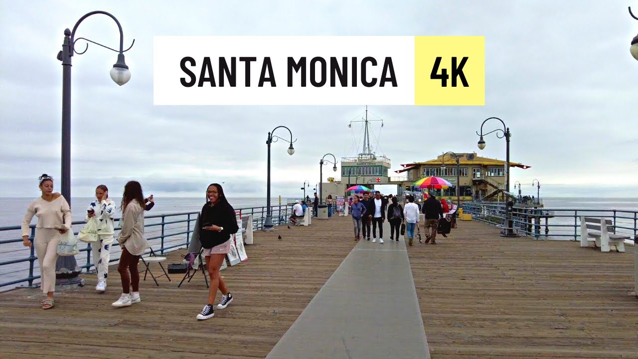 Los Angeles walk 🇺🇸 Santa Monica April 2023 4K 60fps