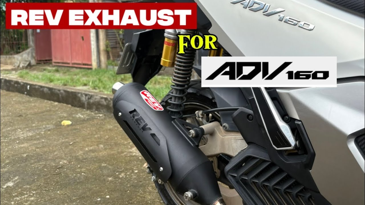 REV EXHAUST for ADV160!!! Ganda ng Tunog!!!