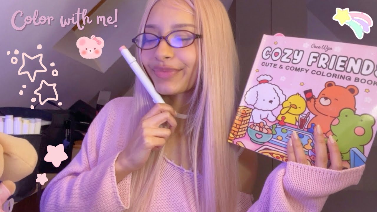 ASMR| Color with me 