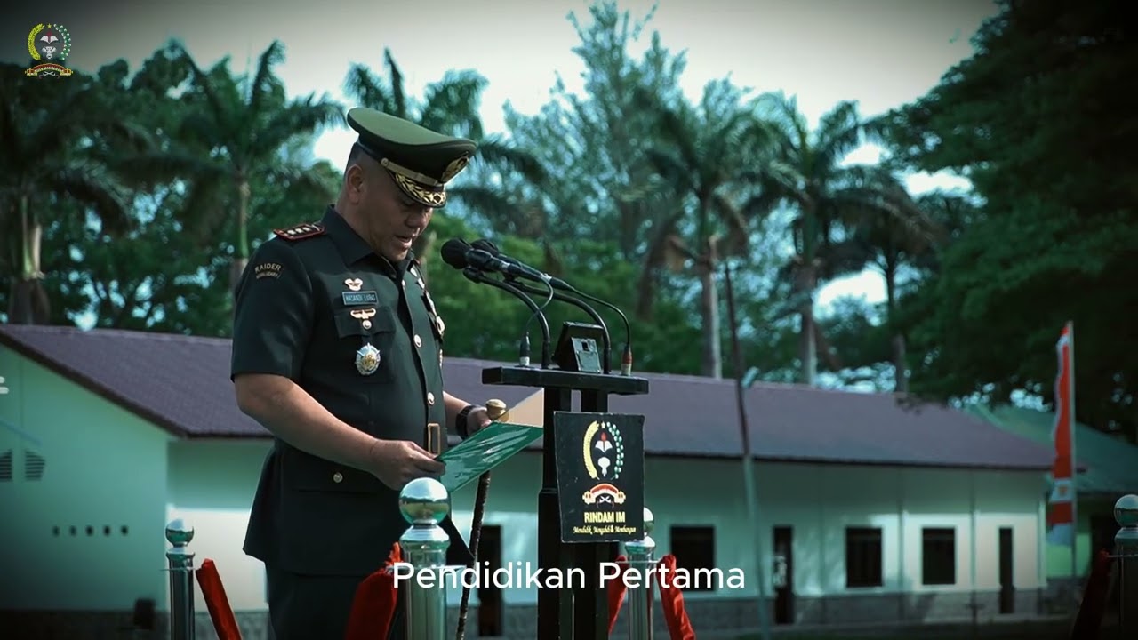Rindam IM Gelar Upacara Pembukaan Pendidikan Pertama Tamtama Infanteri TNI AD Gelombang II TA 2025