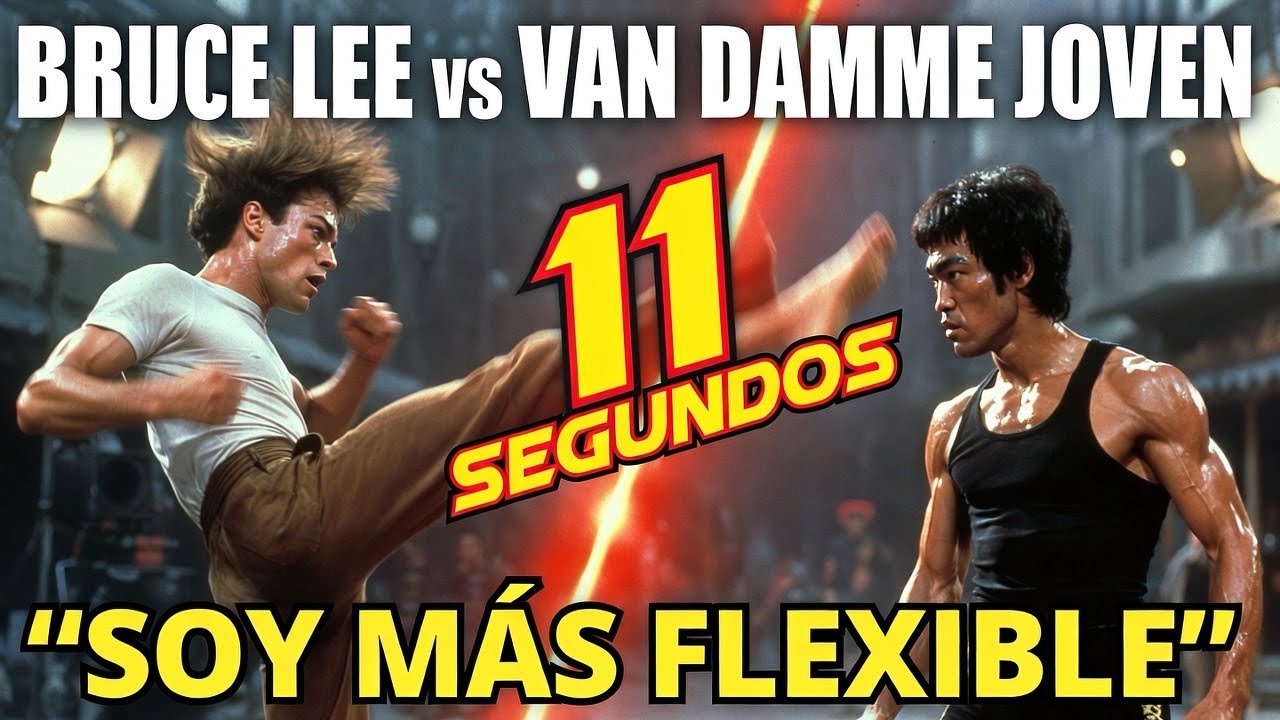 Bruce Lee en set: Jean-Claude Van Damme jovem 