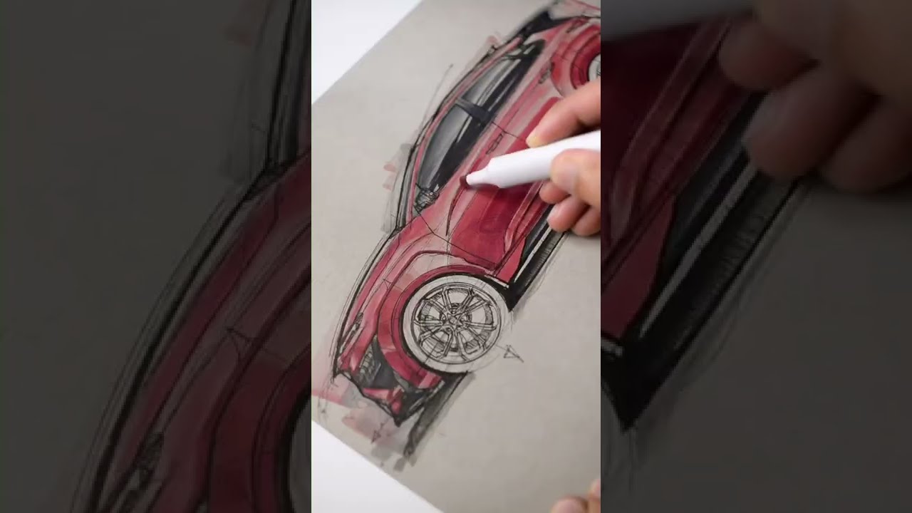 Hyundai N |&nbsp;N Sketch Timelapse (Kona N)