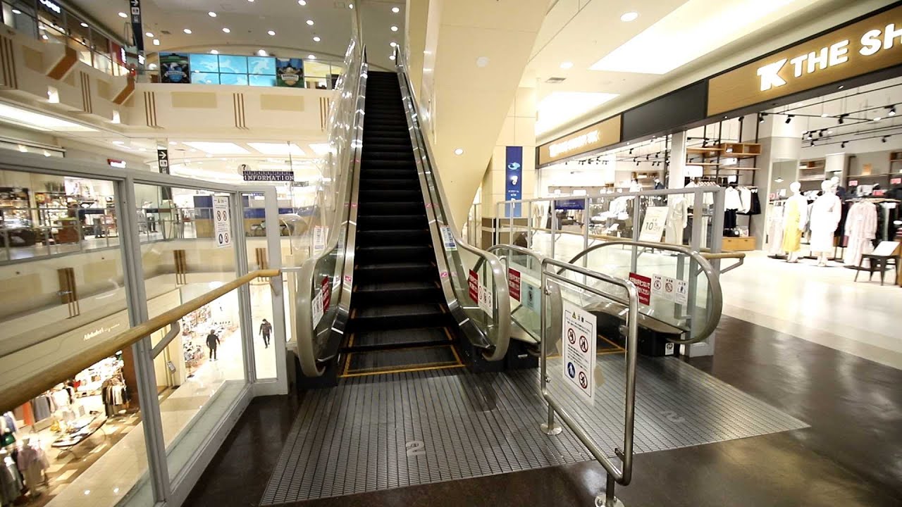 【三菱製】イオンモールナゴヤドーム前　昇りエスカレーター