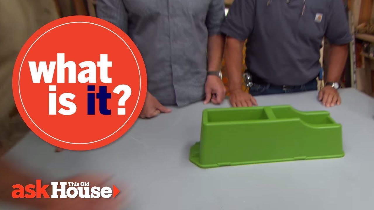 Bright Green Tool with Compartments | What Is It | Ask This Old House