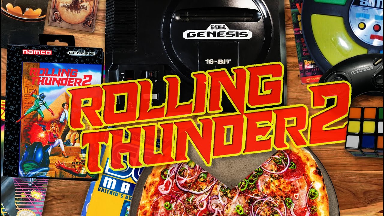 Rolling Thunder 2 in Lose A Life, Lose A Slice for the Sega Genesis!