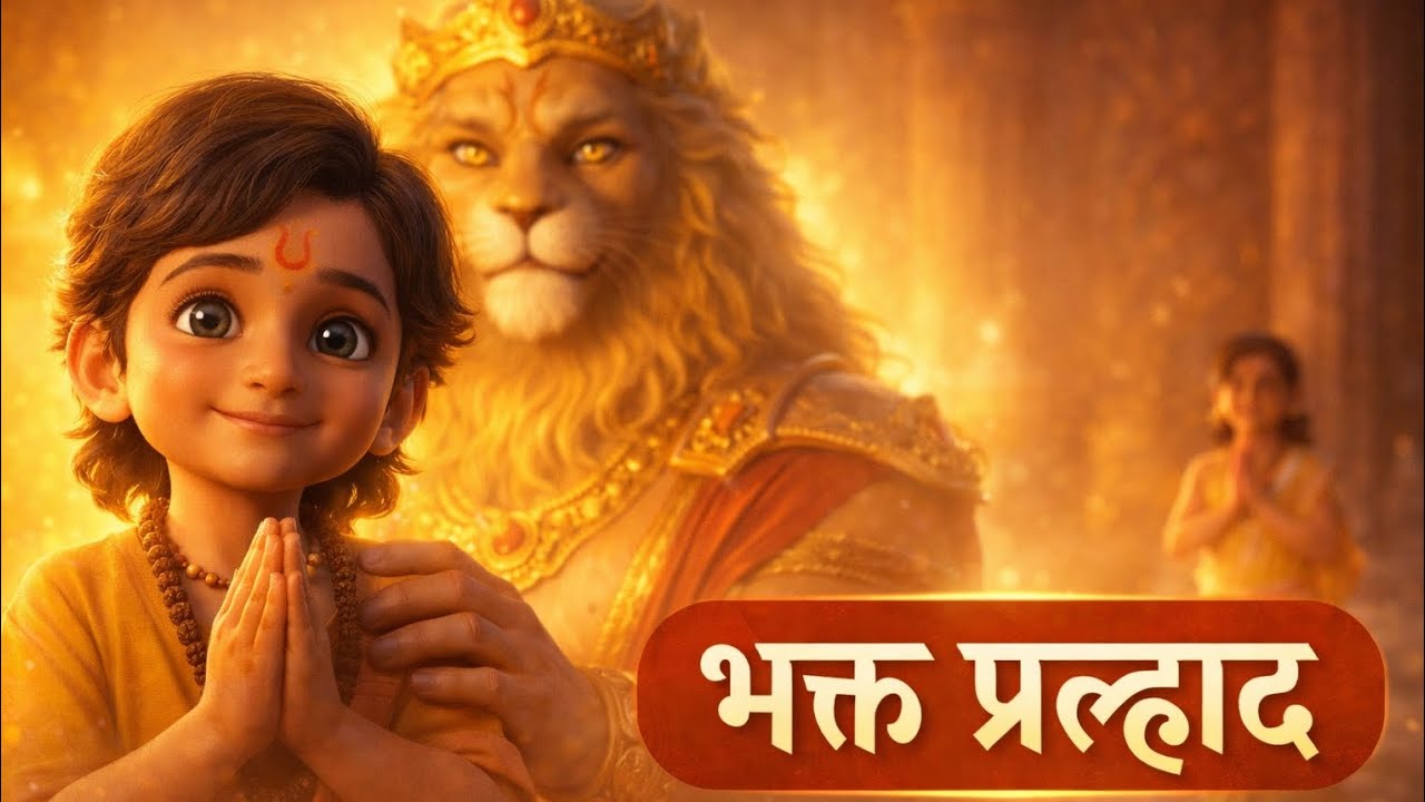 🔱 भक्त प्रल्हाद कथा | “माझा देव इथेच आहे…”| नरसिंह अवतार | God Appears for Devotee 🔱