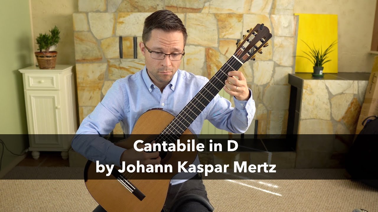 Cantabile in D by Mertz & Lesson for Classical Guitar