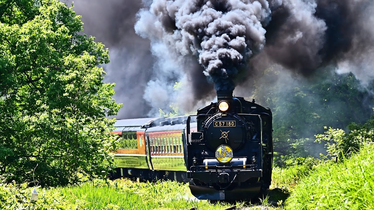 【C57 180】SLばんえつ物語総集編【磐越西線】（車窓＆撮影地）Ver 2022 July My Favourite SL BANETSU MONOGATARI JNR Class C57