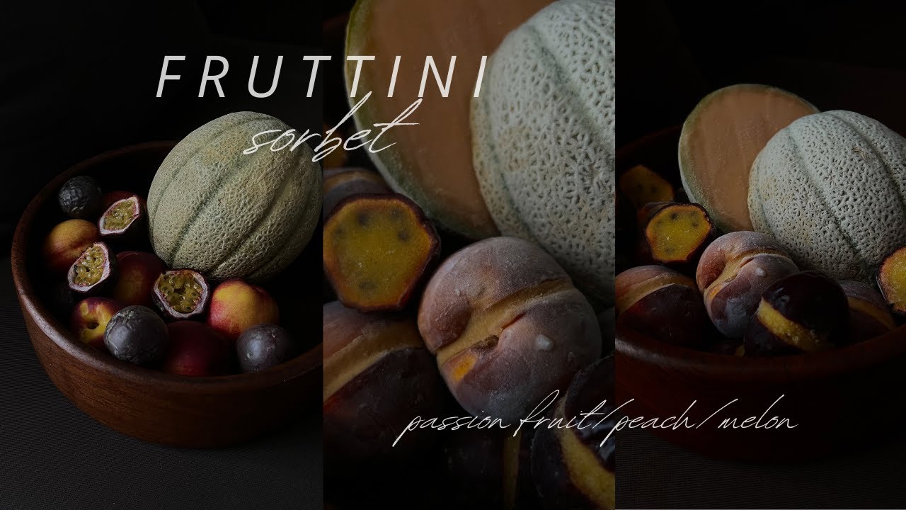FRUTTINI SORBETTI 🧡🍑🍈 (Passion Fruit / Pesca / Melone) | Denise Castagno |