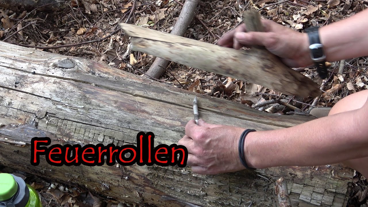 Feuerrollen - Eine andere Art des Reibungsfeuers