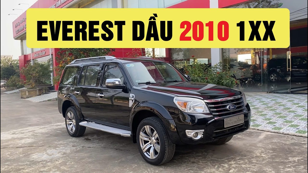 SUV 7 Chỗ Rộng Rãi: Ford Everest 2010 Máy Dầu - Gầm Cao Máy Thoáng, Thách Thức Mọi Địa Hình #evrest