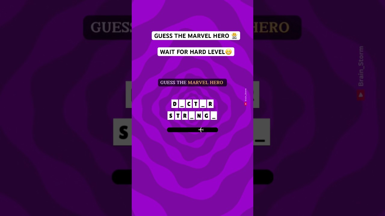 How Fast Can You Guess This Marvel Hero? ⚡ #marvelchallenge #shorts