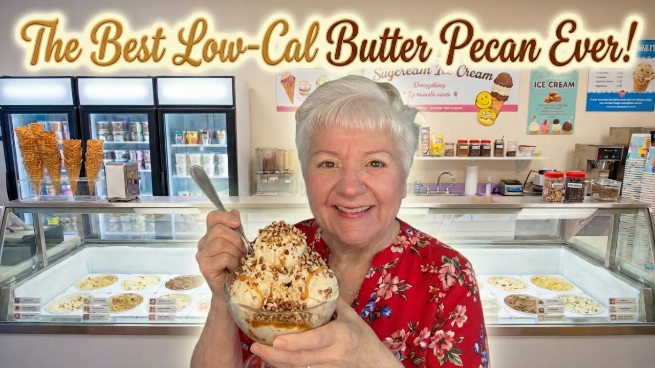 Craving BUTTER PECAN ICE CREAM without the guilt? Try this! #icecream #skinny #healthy #weightloss