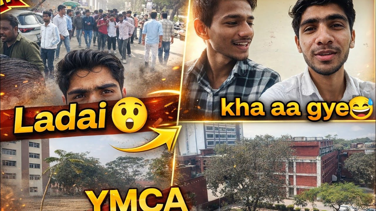 Cllg ke bahar ladai 😲😲 || Sahil Yadav||  YMCA ||