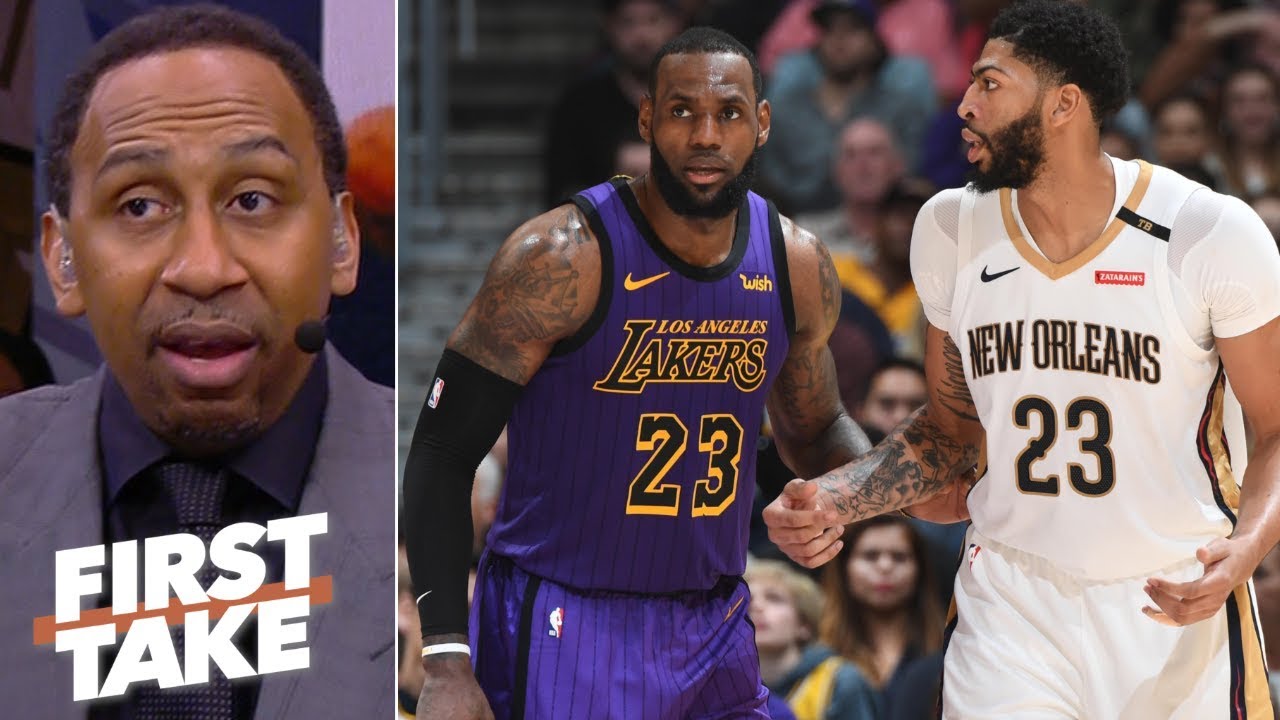 Stephen A. praying the Lakers land Anthony Davis | First Take
