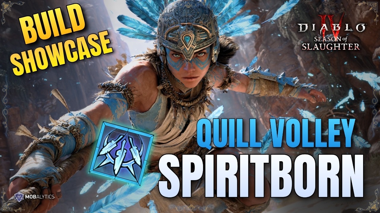 Этот залп перьев от Духовного рожденного РАЗРУШАЕТ эндгейм в 12 сезоне Diablo 4!