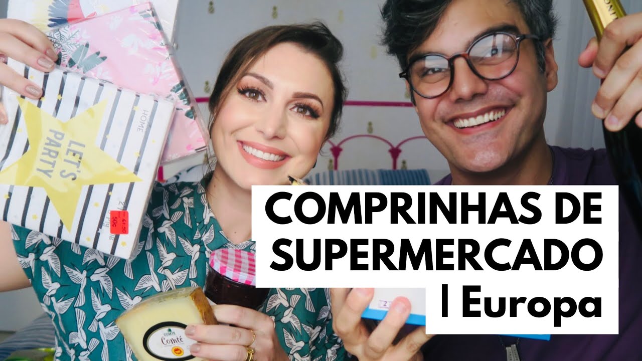COMPRINHAS NO SUPERMERCADO DA EUROPA