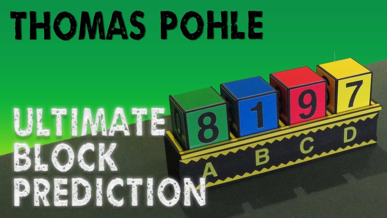 Ultimate Block Prediction Trick | Thomas Pohle Magic | Close up Magic