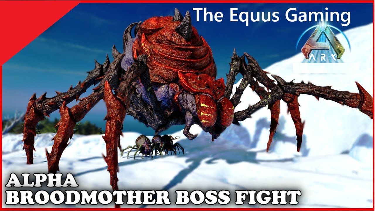 Alone Defeating Broodmother Alpha Boss | Ark Ultimate Survivor