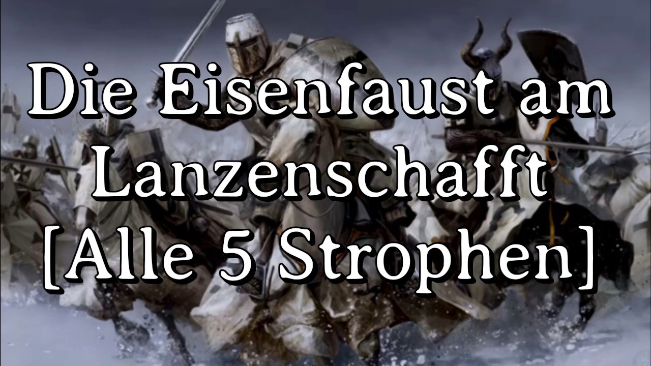 Sing with Karl - Die Eisenfaust am Lanzenschaft [Baltic German Song 1921][+ English Translation]