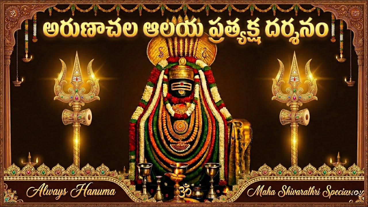 Feb 15 మహా శివరాత్రి నాడు ఒక్కసారి ఈ అరుణాచల దర్శనం చూడండి 🔥 శివుడు మీ జీవితాన్ని మార్చేస్తాడు!
