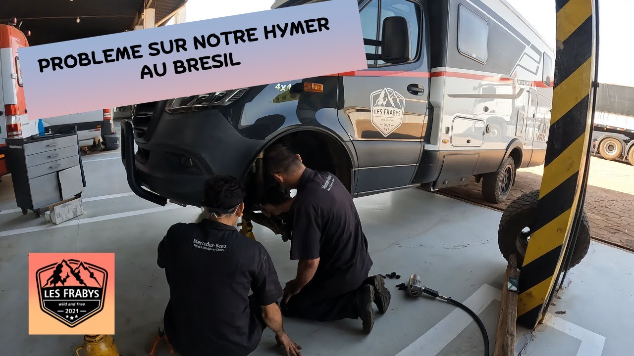 #224 CHEZ MERCEDES-BENZ  🇧🇷 AVEC NOTRE CAMPING-CAR  : VONT-ILS POUVOIR REPARER?