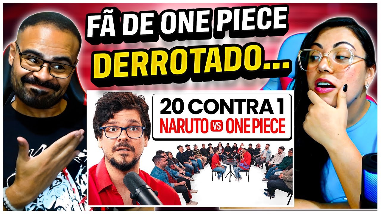 REACT 20 fãs de Naruto contra 1 fã de One Piece | NETFLIX BRASIL