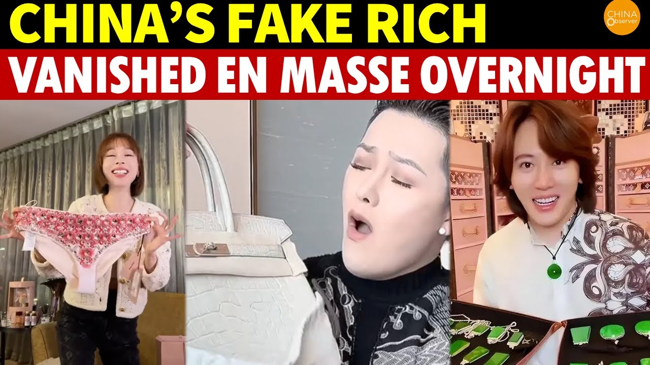 China’s Fake Rich: Mass Disappearance Overnight, Their Shocking Backgrounds and Scandals Exposed