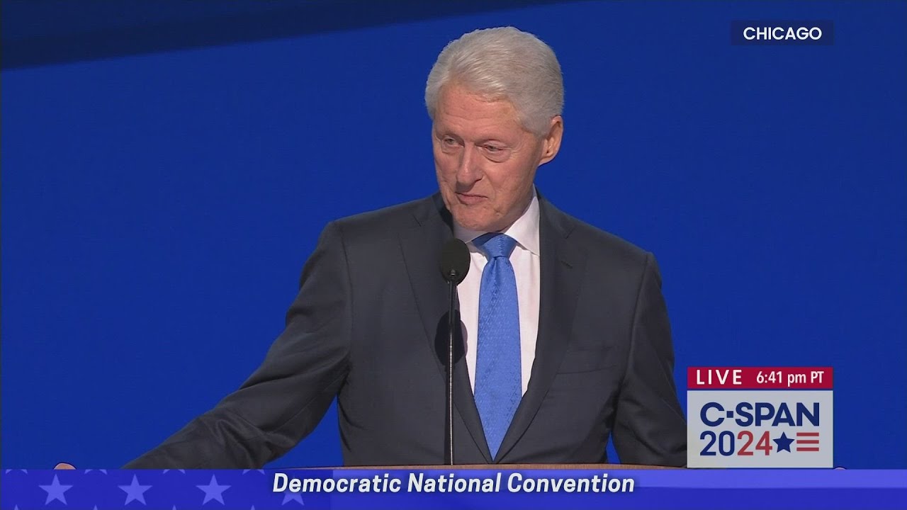 Bill Clinton Full Remarks at 2024 Democratic National Convention