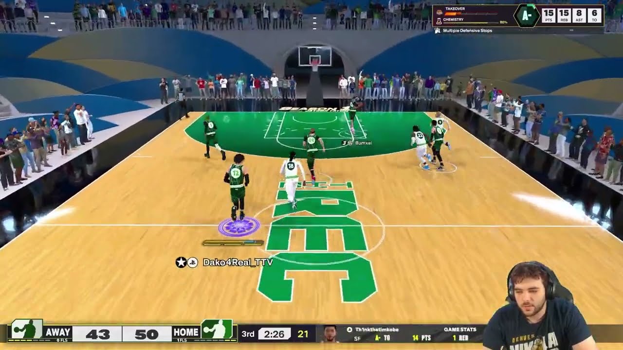 The struggles of TRULY running Point Center in NBA 2K25