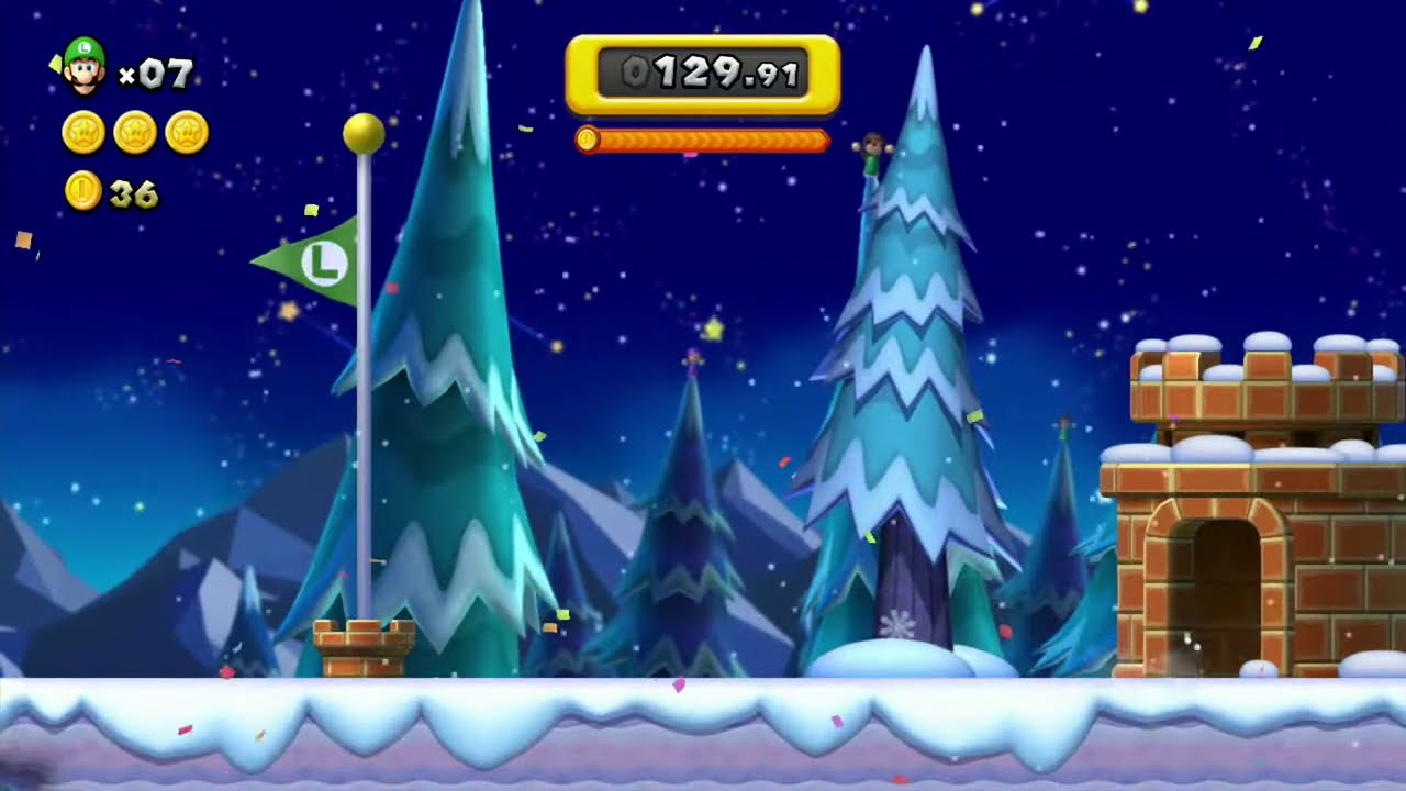 NSMBU Boost Rush Flying Squirrel in 235.14 (WiiU)