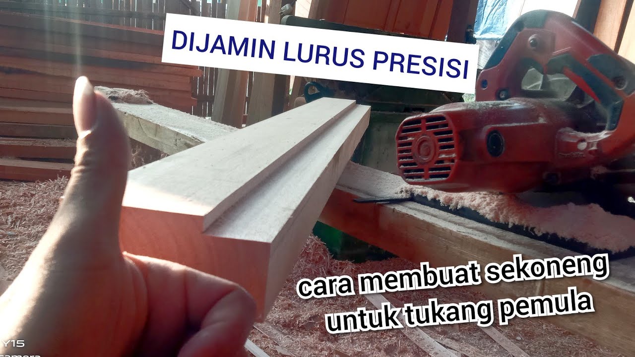cara membuat sekoneng kusen untuk pemula